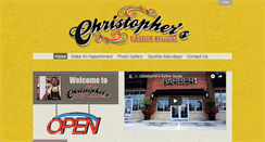Desktop Screenshot of christophersbarberstudio.com